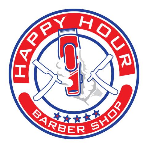 Happy Hour Barber Shop logo